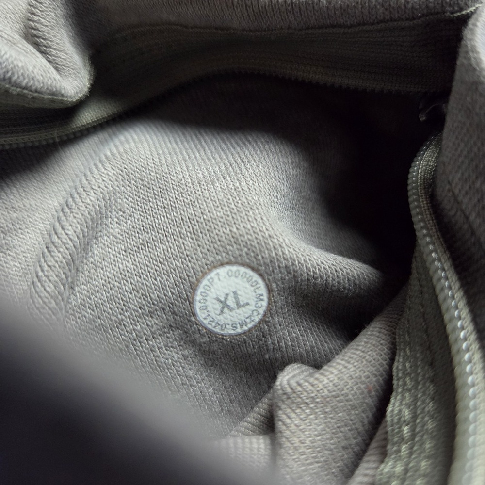 Lululemon Soft Knit Over Shirt Snap Button Up Men's XL Green Long Sleeve LM3CZMS - Picture 4 of 6